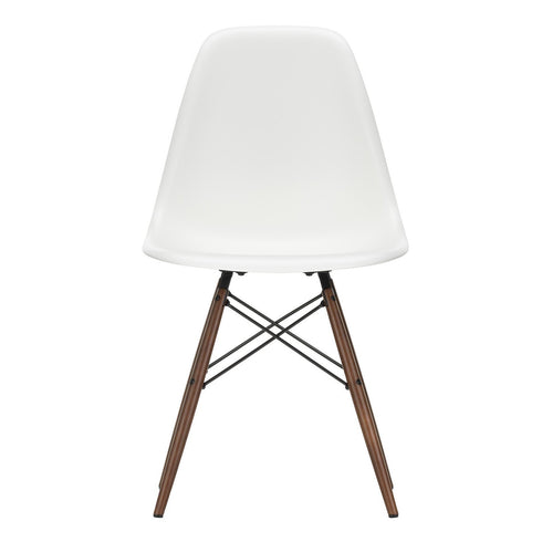 Cadeira Eames em Plástico DSW / Base dark maple